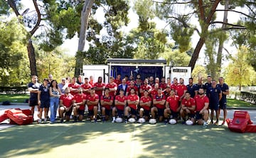 La Selección, en El Retiro de Madrid. 