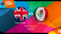 México vs Gran Bretaña en vivo: Clásico Mundial de Béisbol en directo