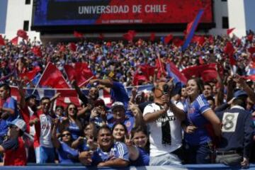 El espectacular ambiente en las tribunas del Nacional