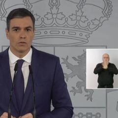 Pedro Sánchez: "Queremos que el 9 de mayo sea el punto final del estado de alarma"