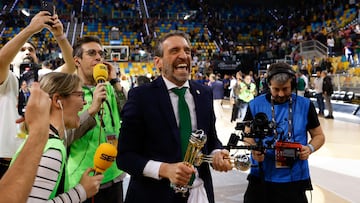 Ibón Navarro tras ganar la Copa.