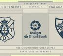 Resumen y goles del Tenerife vs. Málaga de la Liga Smartbank