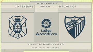 Resumen y goles del Tenerife vs. Málaga de la Liga Smartbank