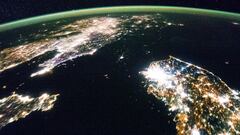 Así se ven las ciudades más iluminadas del mundo desde el espacio exterior
