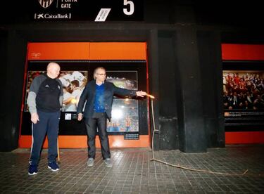 Una traca en Mestalla como tributo al gol eterno de Forment