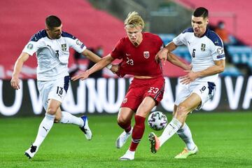 Tug of war | Norway's Erling Braut Haaland.