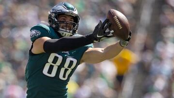 El tight end Dallas Goedert y los Philadelphia Eagles acordaron un nuevo contrato que mantendr&aacute; al jugador hasta 2025 a cambio de 57 millones de d&oacute;lares.