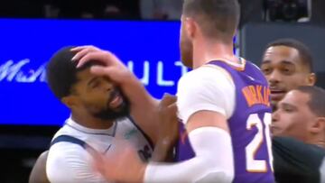 Kyrie Irving’s viral expression: stealing the show during Suns vs Mavericks brawl