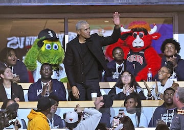 Barak Obama seguidor de los Chicago Bulls.