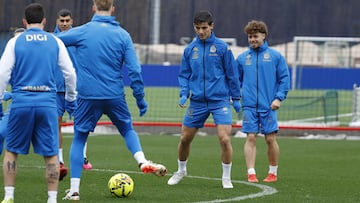 Riki podría debutar como titular en el Depor ante el Castellón.