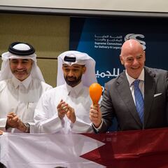 FIFA President Gianni Infantino calls for teams, media, fans and players “to focus on the football”