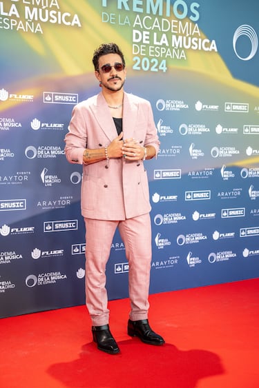 Gonzalo Hermida en los Premios de la Academia de la Música.