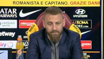 Así se despide Daniele De Rossi de La Roma