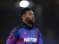 Jefferson Lerma previo a un partido de Crystal Palace.