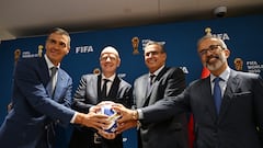 Cumbre Pedro Sánchez-Infantino por el Mundial 2030