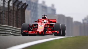 Vettel se queda con la pole para China; Hamilton cuarto