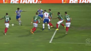 Matheus Uribe anota su segundo gol en la liga de Portugal