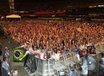 Rolling Stones en São Paulo, estadio de Morumbi 2016.