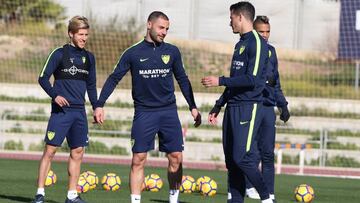 Lacen, entren&aacute;ndose en el Ciudad de M&aacute;laga.