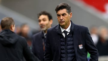 Soccer Football - UEFA Europa League - Olympique Lyonnais v Basel - Groupama Stadium, Lyon, France - October 23, 2025 Olympique Lyonnais coach Paulo Fonseca before the match REUTERS/Manon Cruz