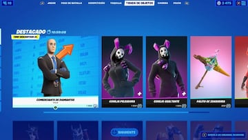 El skin Comerciante de Diamantes apareci&oacute; de repente en la tienda de Fortnite el 1 de abril