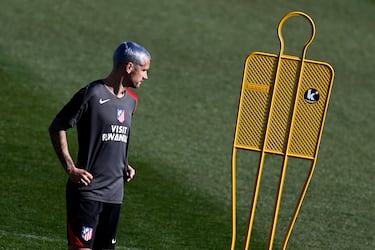 Antoine Griezmann durante el entrenamiento. 