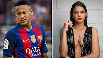 La vergüenza de la novia de Neymar cuando un youtuber le nombra