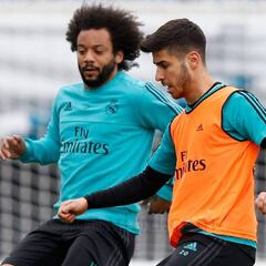 Asensio y Lucas flanquearán a Bale y Cristiano en el derbi