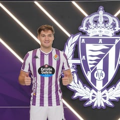 Sanseviero: “Llegar al Real Valladolid es un paso increíble en mi carrera”
