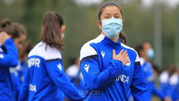 Peke, jugadora del Depor.