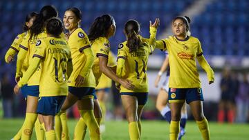 América Femenil goleó a Vancouver Whitecaps en la Concachampions
