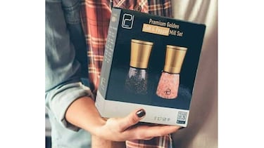 Este es el set de salero y pimentero con tapa magntica que triunfa en Amazon