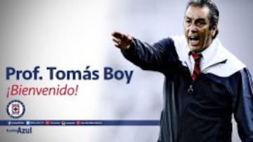 Tomás Boy, nuevo DT de Cruz Azul.