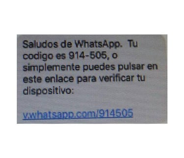 Vuelve el timo del código SMS de WhatsApp