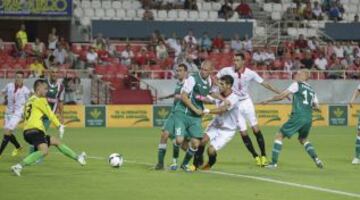 Playoffs ida de la Europa League. Sevilla - Slask. 1-1. Rakitic empata el partido.