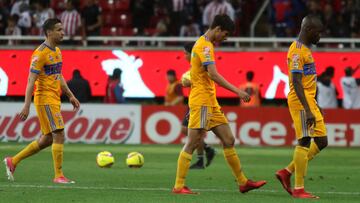 Tigres empató sin goles ante Chivas.