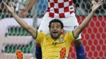 Lovren, en el momento crítico del Brasil-Croacia