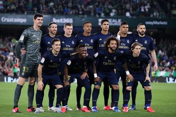 Equipo del Real Madrid.