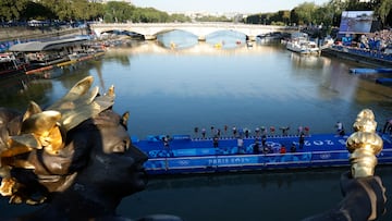 Cancelada la primera sesión de las aguas abiertas en el Sena