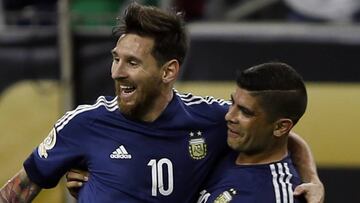 Messi, nuevo máximo goleador histórico de Argentina.