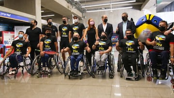 Fernando Gonz&aacute;lez y Alejandro Tabilo protagonizaron junto a Para atletas un in&eacute;dito match en la estaci&oacute;n Estadio Nacional, a dos a&ntilde;os de los Juegos Parapanamericanos.