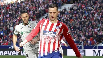 Kalinic, contra el Getafe. 