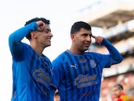 during the 4th round match between Atletico de San Luis and Guadalajara as part of the Liga BBVA MX, Torneo Clausura 2026 at Alfonso Lastras Stadium, on January 31, 2026 in San Luis Potosi, Mexico.