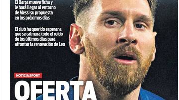 Portada del Diario Sport del día 18 de enero de 2017.