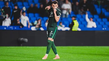 Iñigo Vicente, en Anoeta.