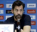 Quique: "Prefiero un equipo que acabe con 4 tarjetas a ninguna"