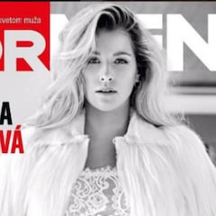 Dominika Cibulkova luce así de sexy en la portada de 'ForMen'