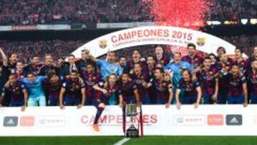 El Barcelona, campe&oacute;n de Copa del Rey 2015.