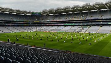 Festival musulmán en el Croke Park de Dublín