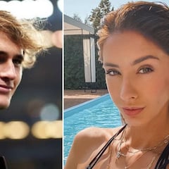 La modelo Brenda Patea asegura estar esperando un hijo del tenista Zverev